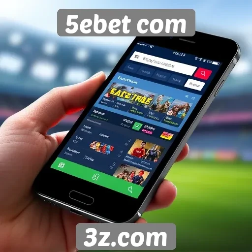 Interface mobile do 5ebet e sua usabilidade